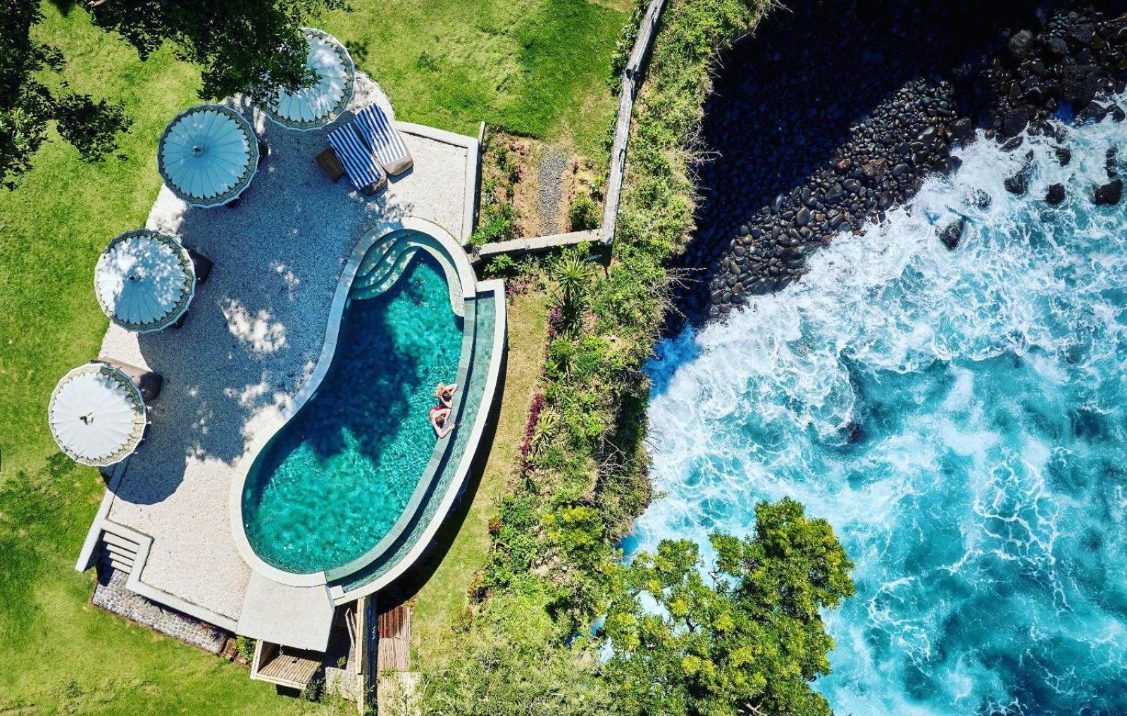 Bali Cliff Glamping Hotel Seraya Eksteriør billede